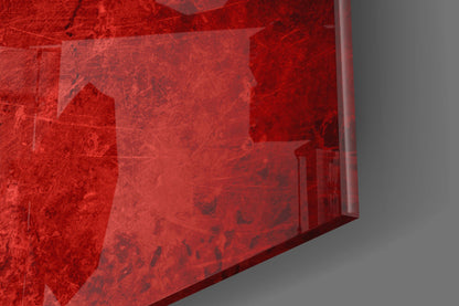Turkey Flag Glass Wall Art