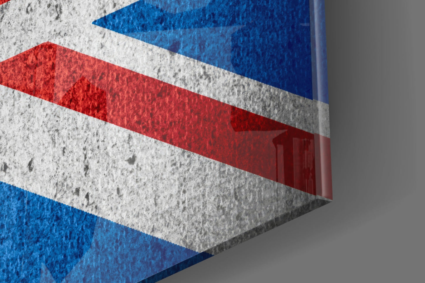 United Kingdom Flag Glass Wall Art