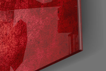 Flag of Peru Textured Glass Wall Art