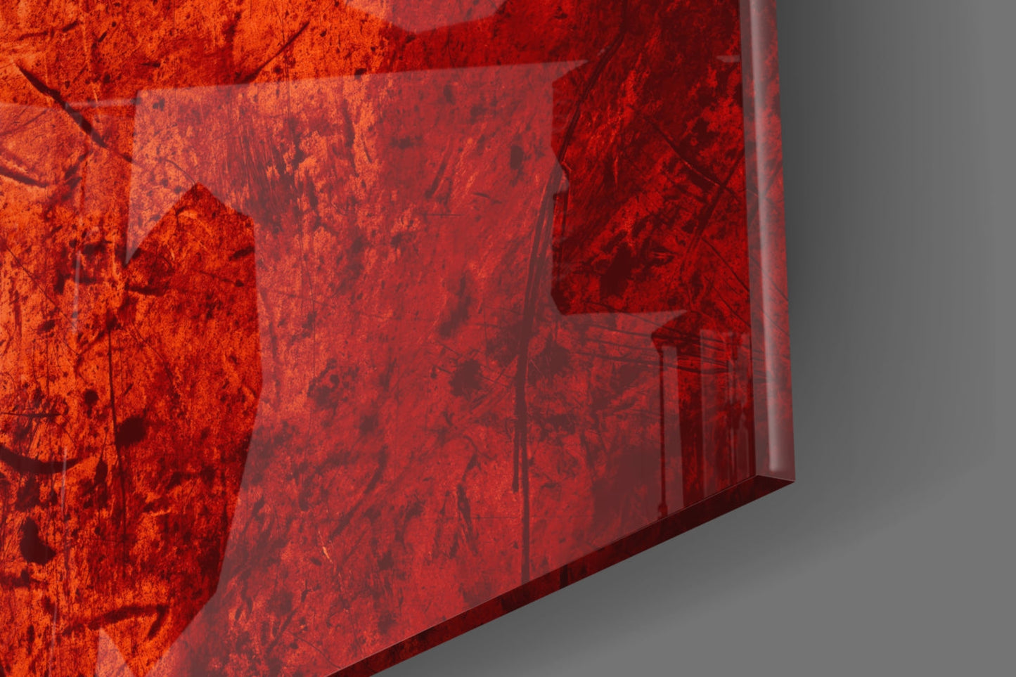 Czechia Flag Glass Wall Art