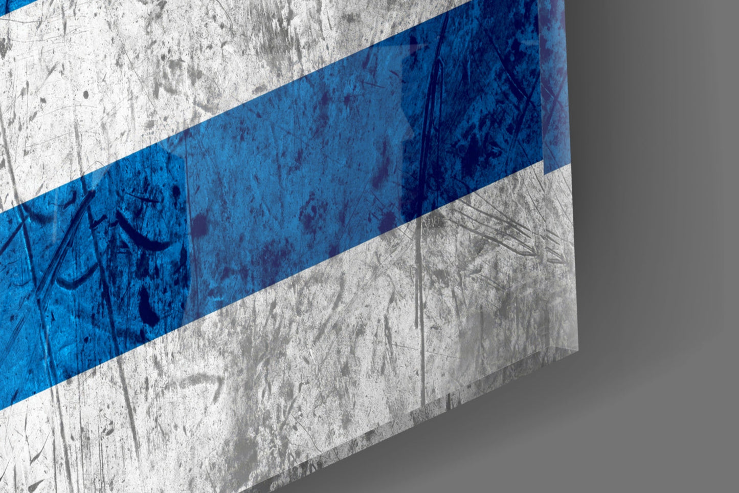 Uruguay Flag Glass Wall Art
