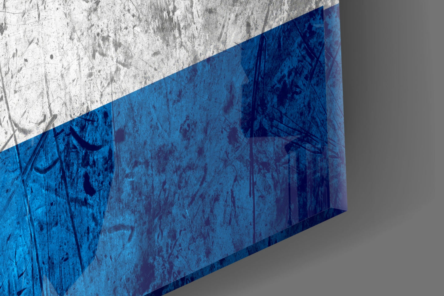 Flag of Cuba Rustic Stone Glass Wall Art