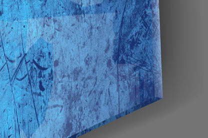 Flag of Botswana Rustic Stone Glass Wall Art