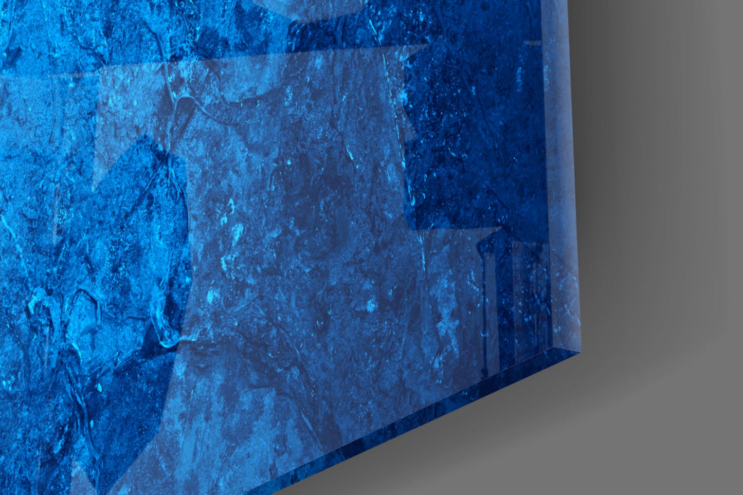 Flag of Sweden Rustic Stone Glass Wall Art