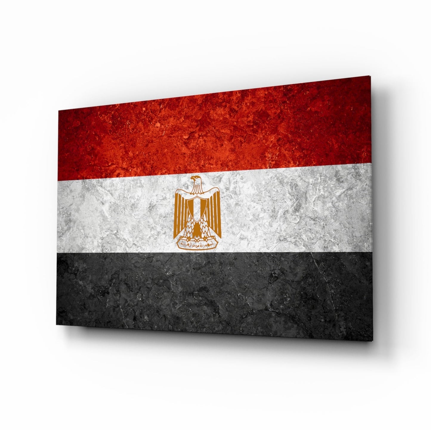 Flag of Egypt glass wall art