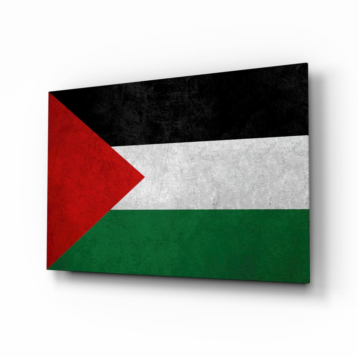 Flag of Palestine glass wall art