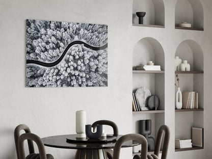 Forest Landscape Glass Wall Art