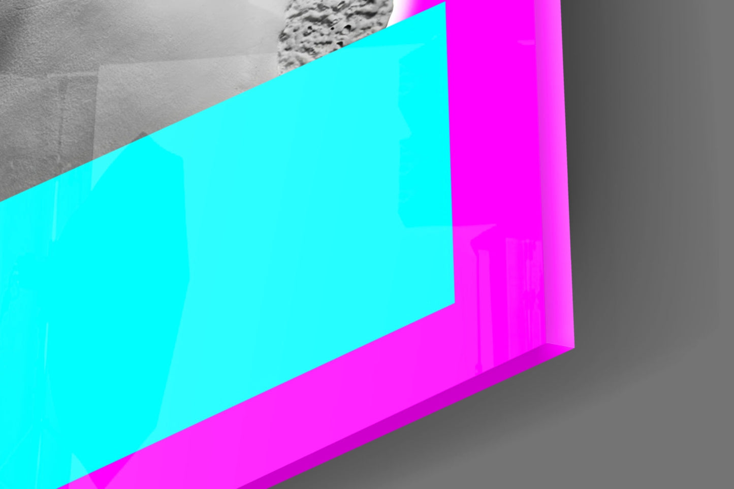 Vaporwave Venus Collage Glass Wall Art