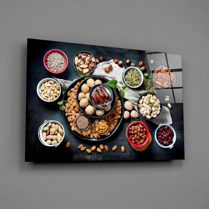 Mixed Nuts Glass Wall Art