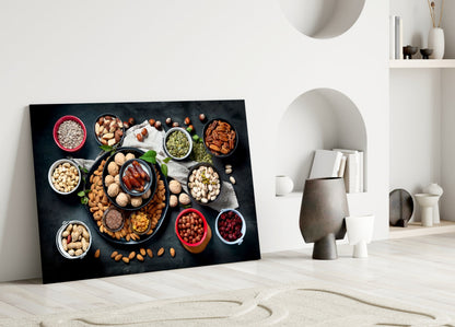 Mixed Nuts Glass Wall Art