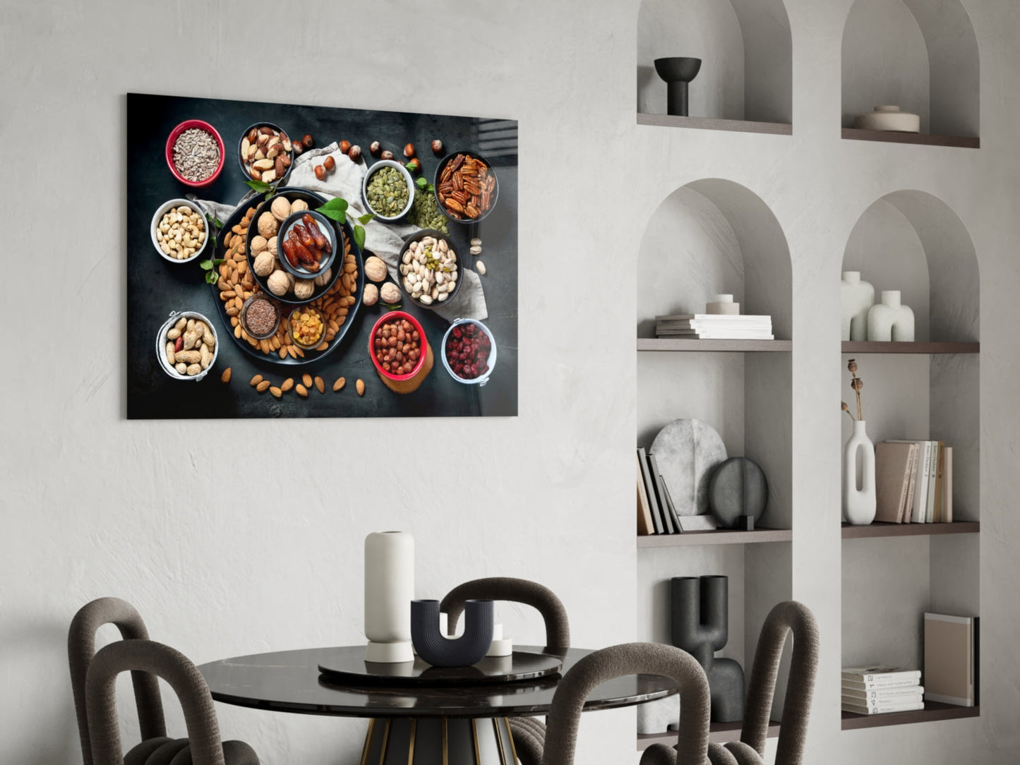 Mixed Nuts Glass Wall Art