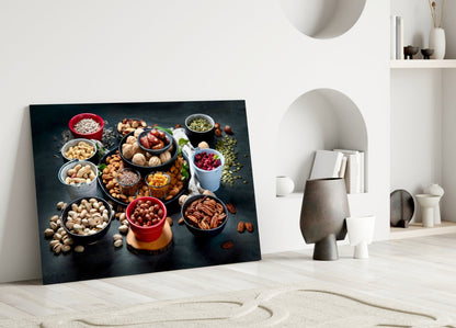 Nuts Glass Wall Art
