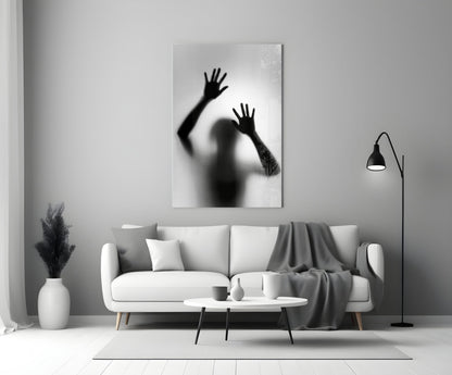 Loneliness Glass Wall Art
