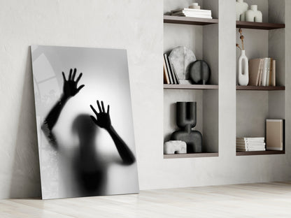 Loneliness Glass Wall Art