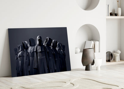 Hooded Coven Glass Wall Art