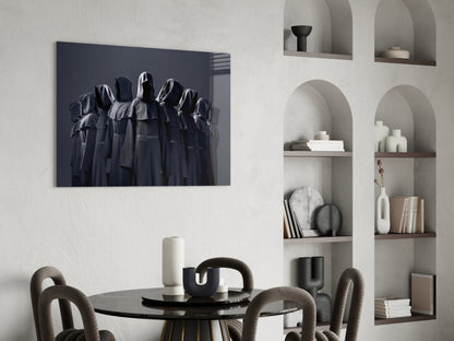 Hooded Coven Glass Wall Art