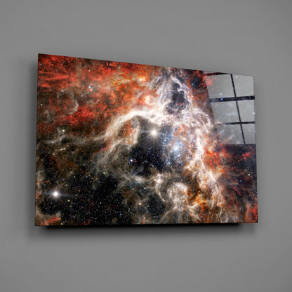 Tarantula Nebula Glass Wall Art