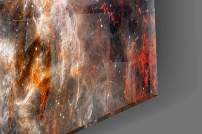 Tarantula Nebula Glass Wall Art