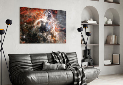 Tarantula Nebula Glass Wall Art