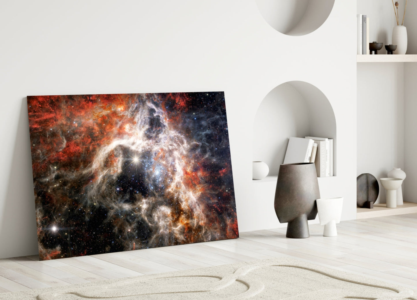 Tarantula Nebula Glass Wall Art