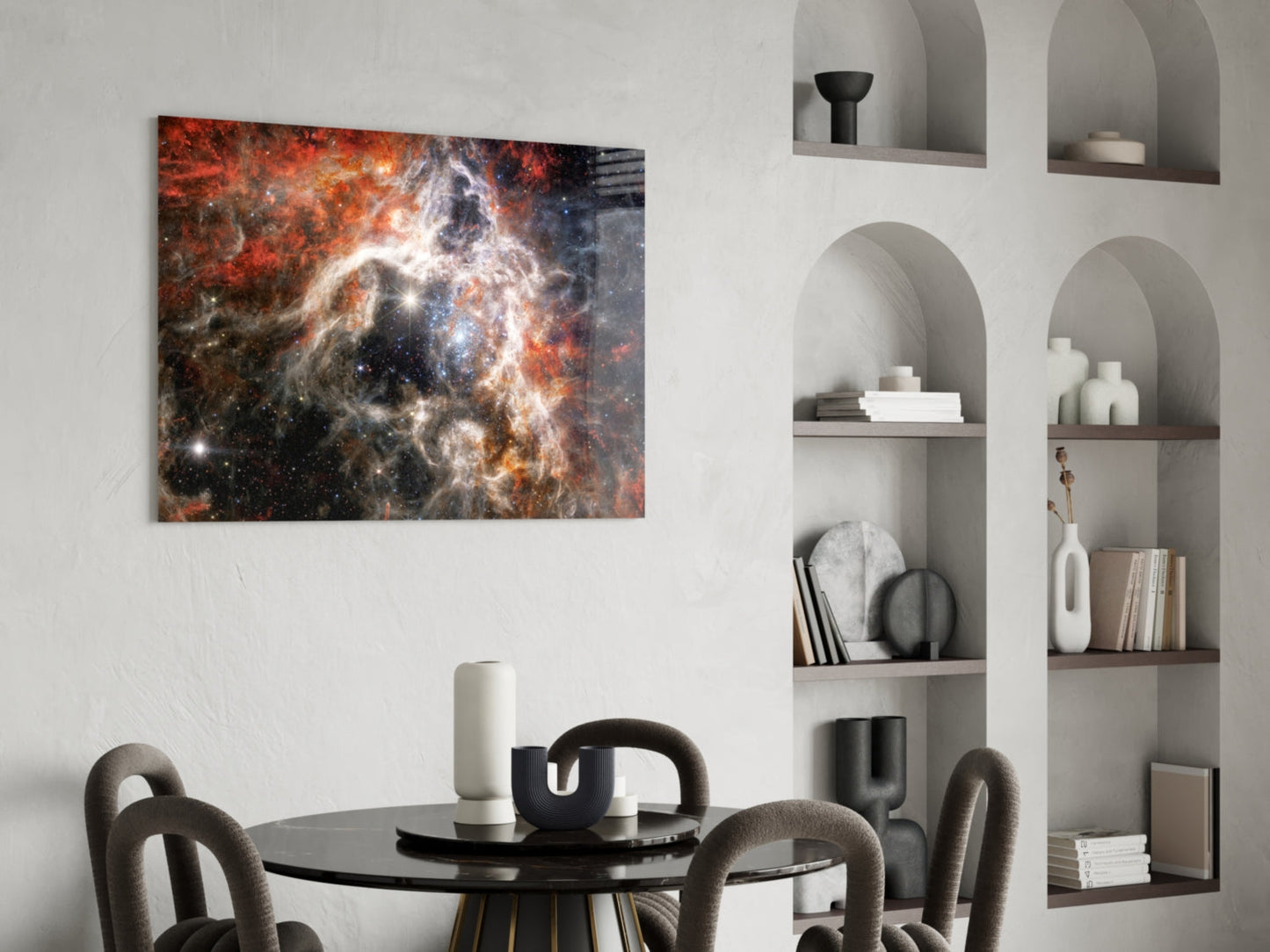 Tarantula Nebula Glass Wall Art
