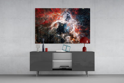 Tarantula Nebula Glass Wall Art