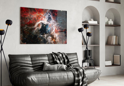 Tarantula Nebula Glass Wall Art