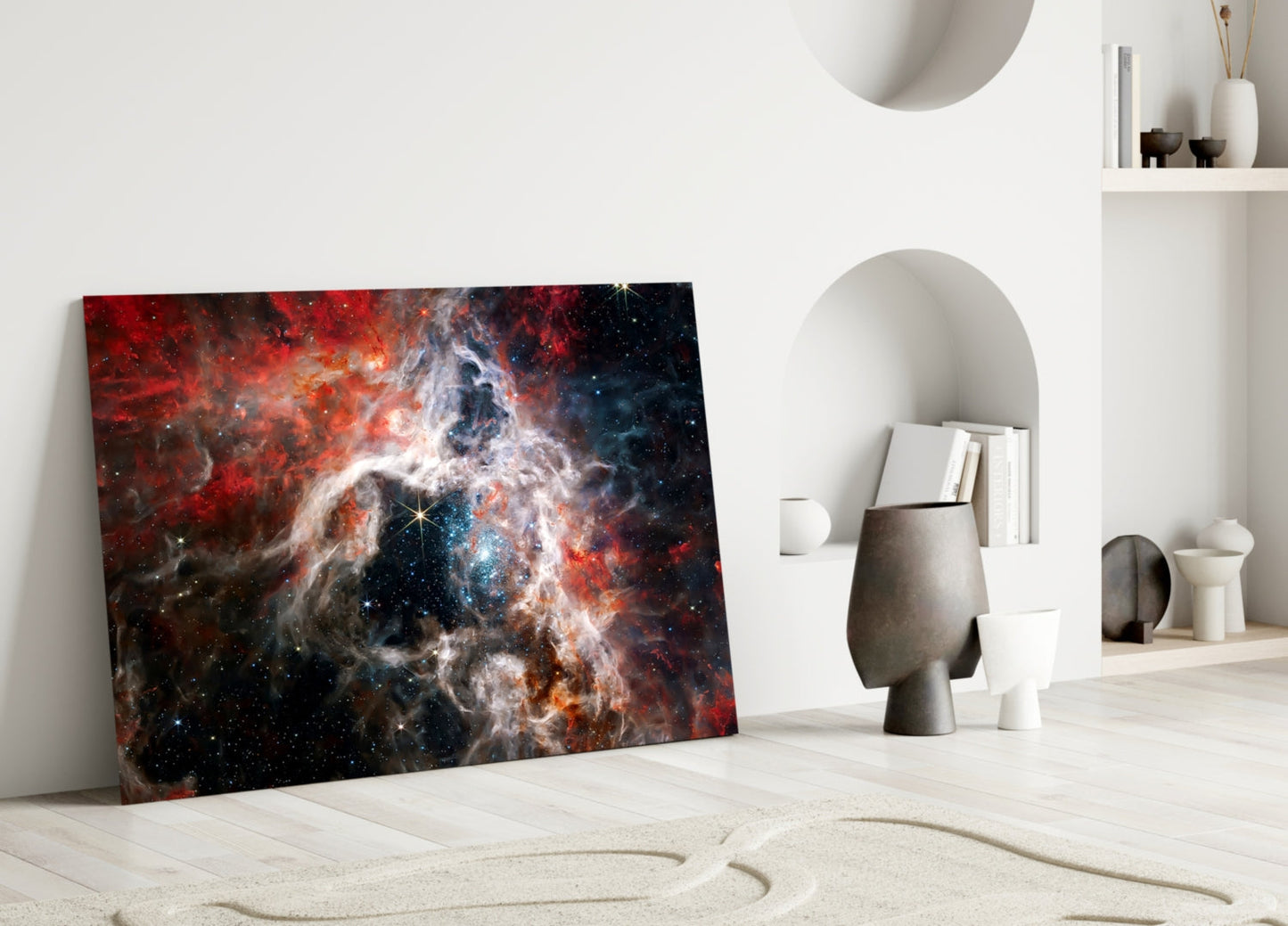 Tarantula Nebula Glass Wall Art