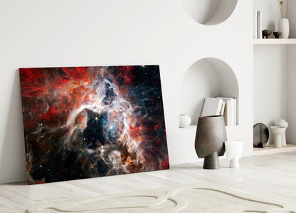 Tarantula Nebula Glass Wall Art