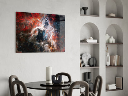 Tarantula Nebula Glass Wall Art