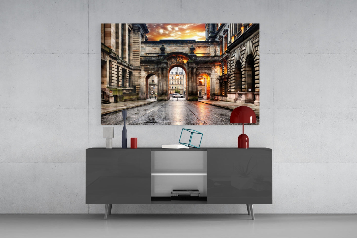 George Square Glasgow Glass Wall Art