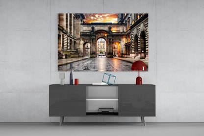 George Square Glasgow Glass Wall Art