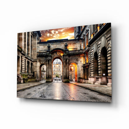 George Square Glasgow glass wall art tempered glass print