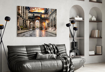 George Square Glasgow Glass Wall Art