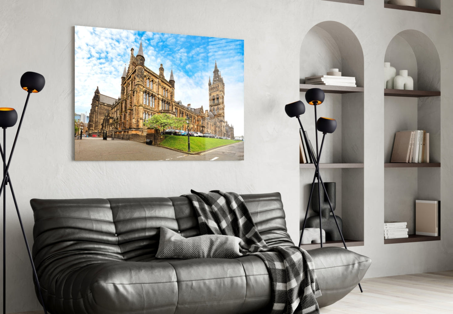 University of Glasgow Glass Wall Art