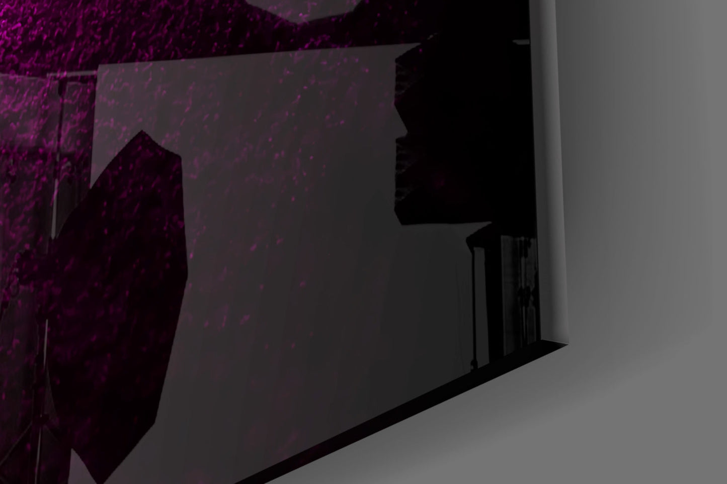 Why Not Neon Glass Wall Art