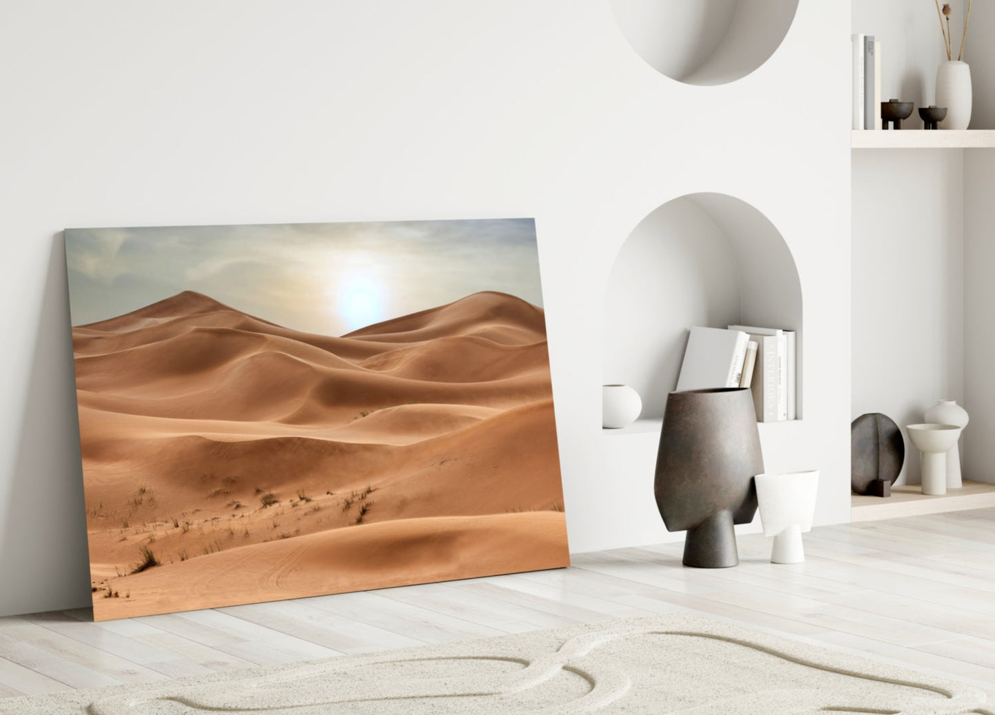 Desert Dune Glass Wall Art