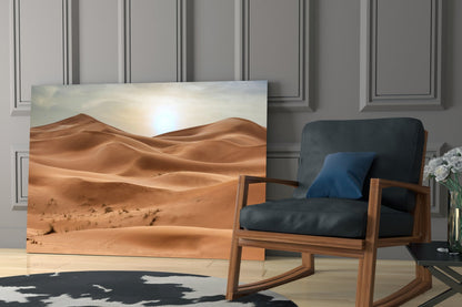 Desert Dune Glass Wall Art