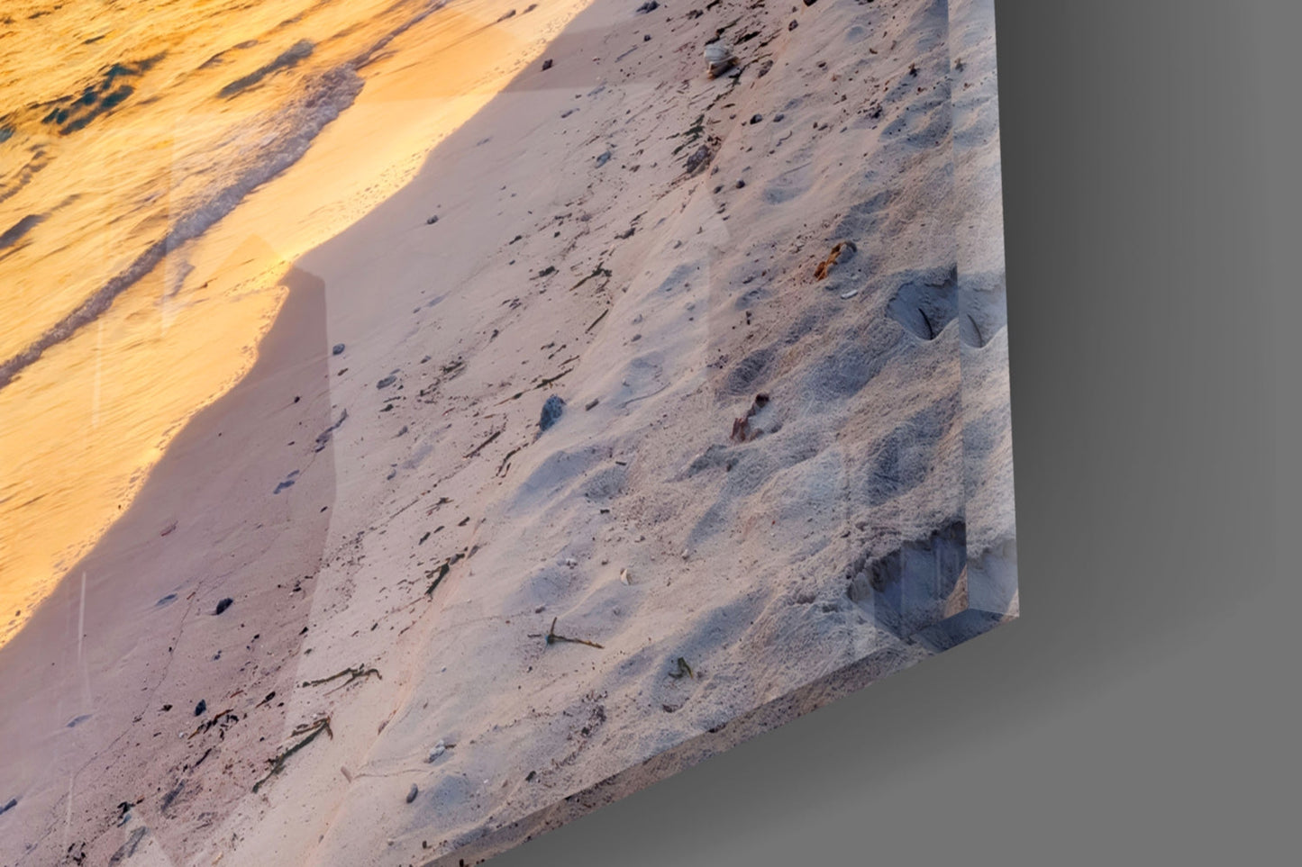 Maldives Sunset Glass Wall Art