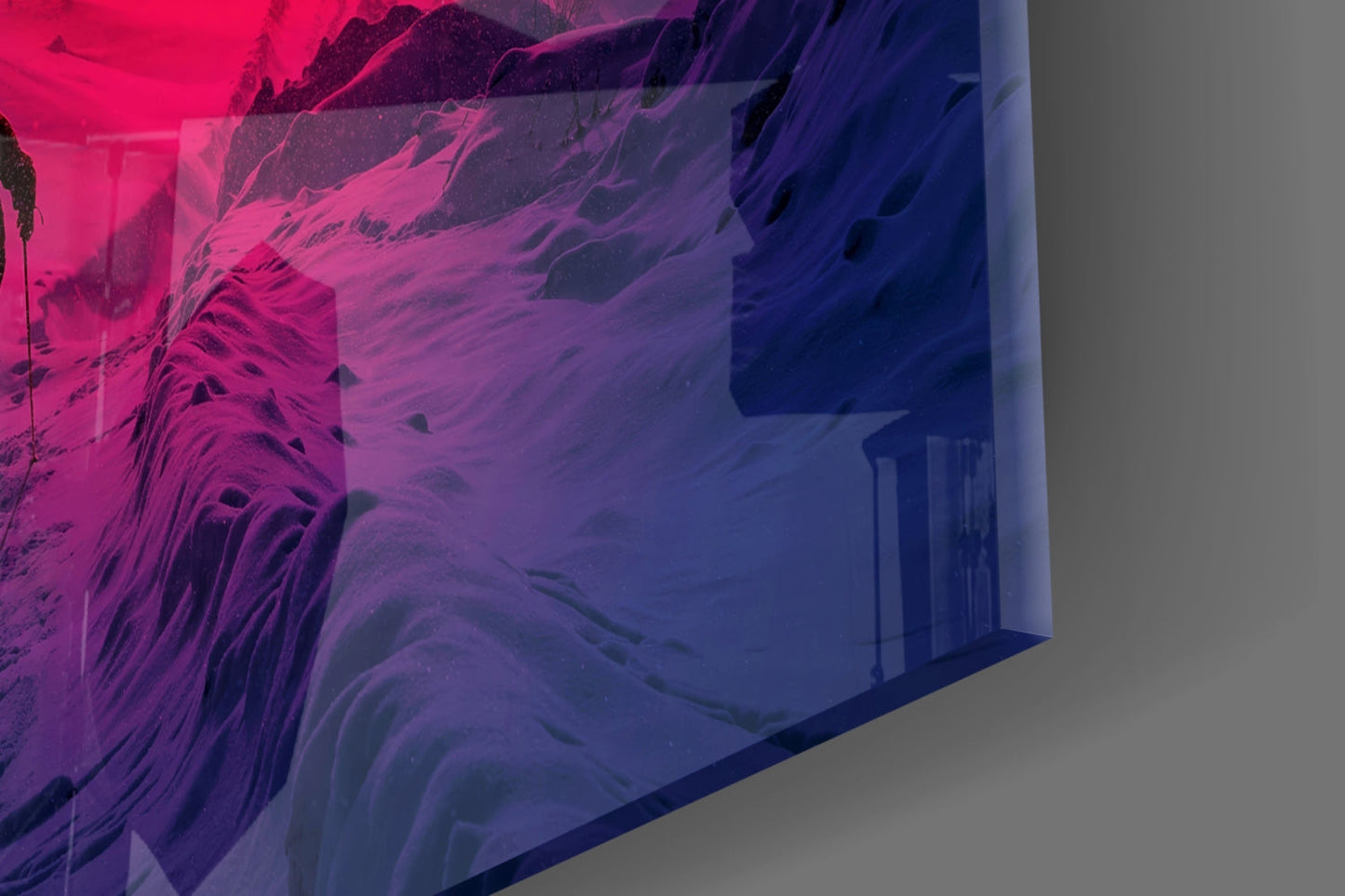 Mountain Journey Glass Wall Art