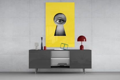 Keyhole Eye Glass Wall Art