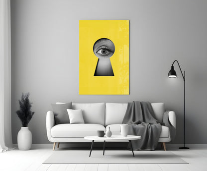 Keyhole Eye Glass Wall Art