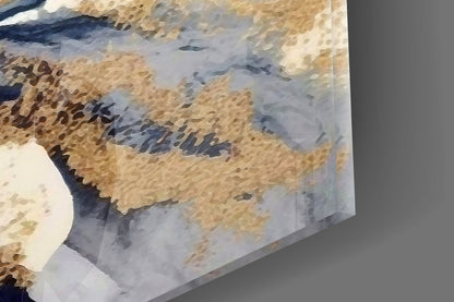 Windswept Horse Glass Wall Art