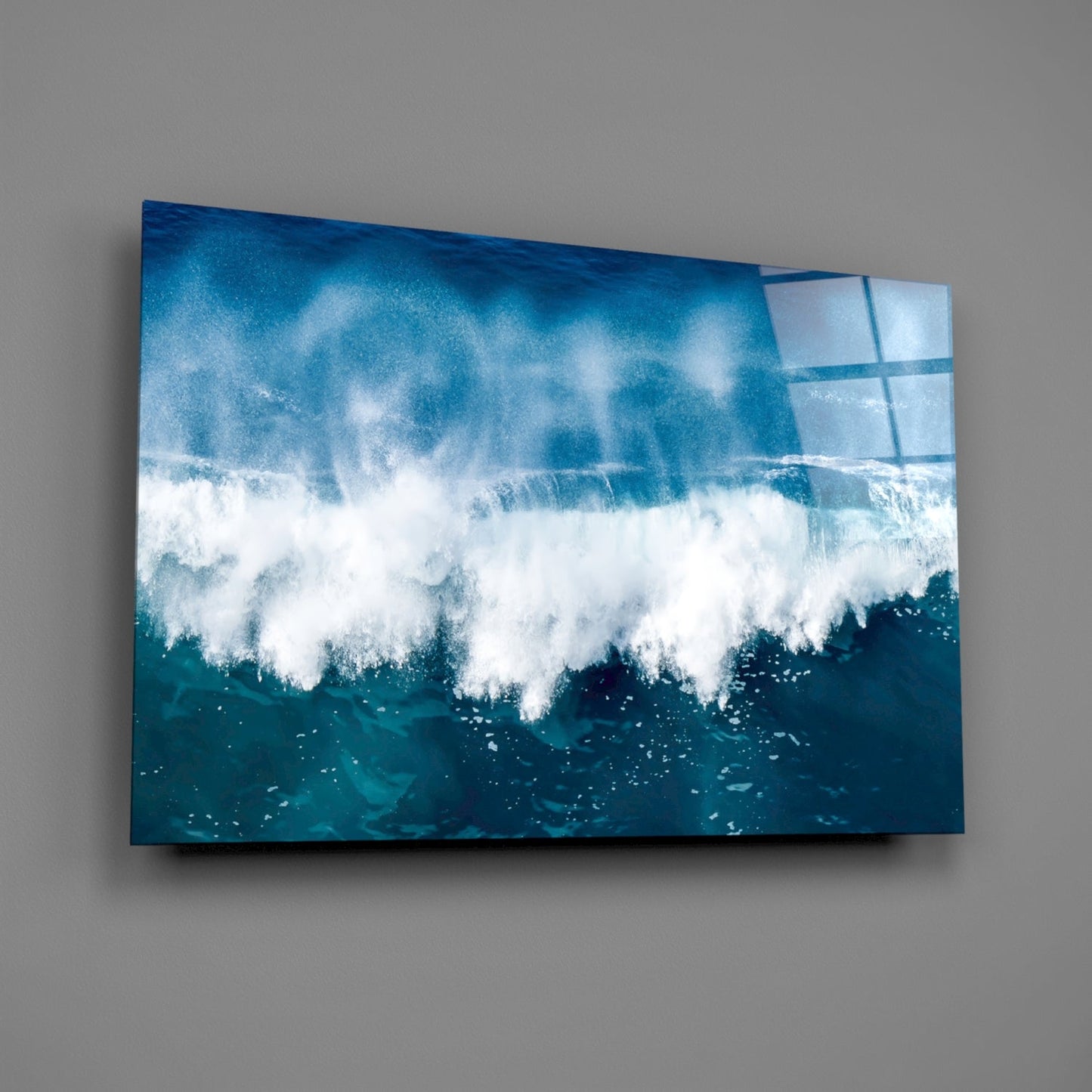 Ocean Wave Glass Wall Art