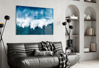 Ocean Wave Glass Wall Art