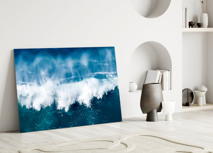 Ocean Wave Glass Wall Art