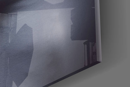 Silent Scream Glass Wall Art
