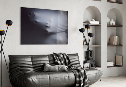 Silent Scream Glass Wall Art