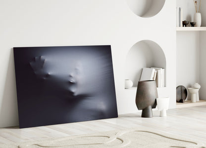 Silent Scream Glass Wall Art