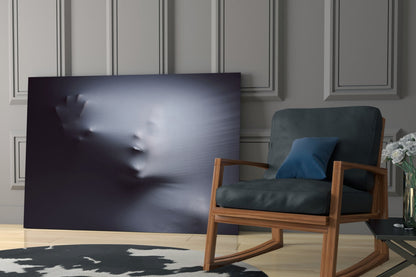 Silent Scream Glass Wall Art